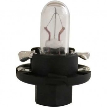 Лампа NARVA PLASTIC BASE LAMPS 12V BAX 1.2W BX8.4d черный патрон