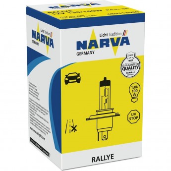 Лампа NARVA RALLYE H4 12V 130/100W P43t